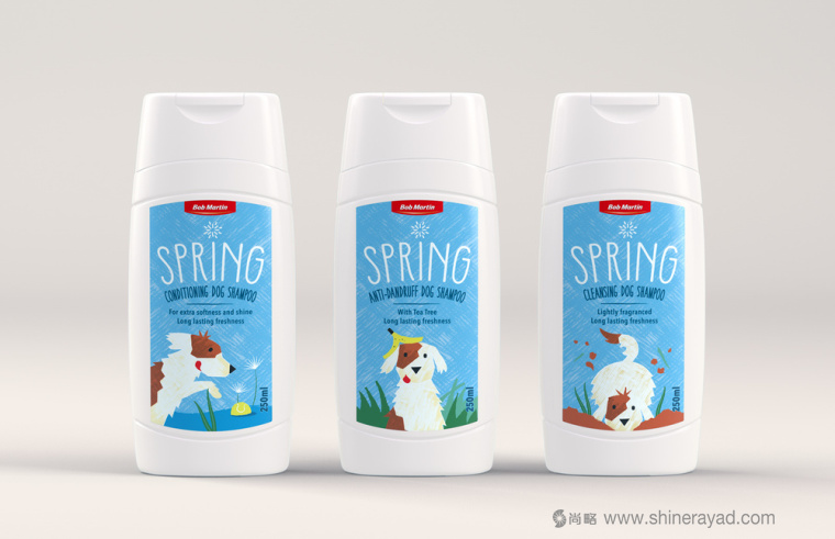 Bob Martin 寵物衛(wèi)生護理用品品牌春天系列包裝設(shè)計-上海包裝設(shè)計公司3 Bob Martin 寵物衛(wèi)生護理用品品牌春天系列包裝設(shè)計-上海包裝設(shè)計公司3