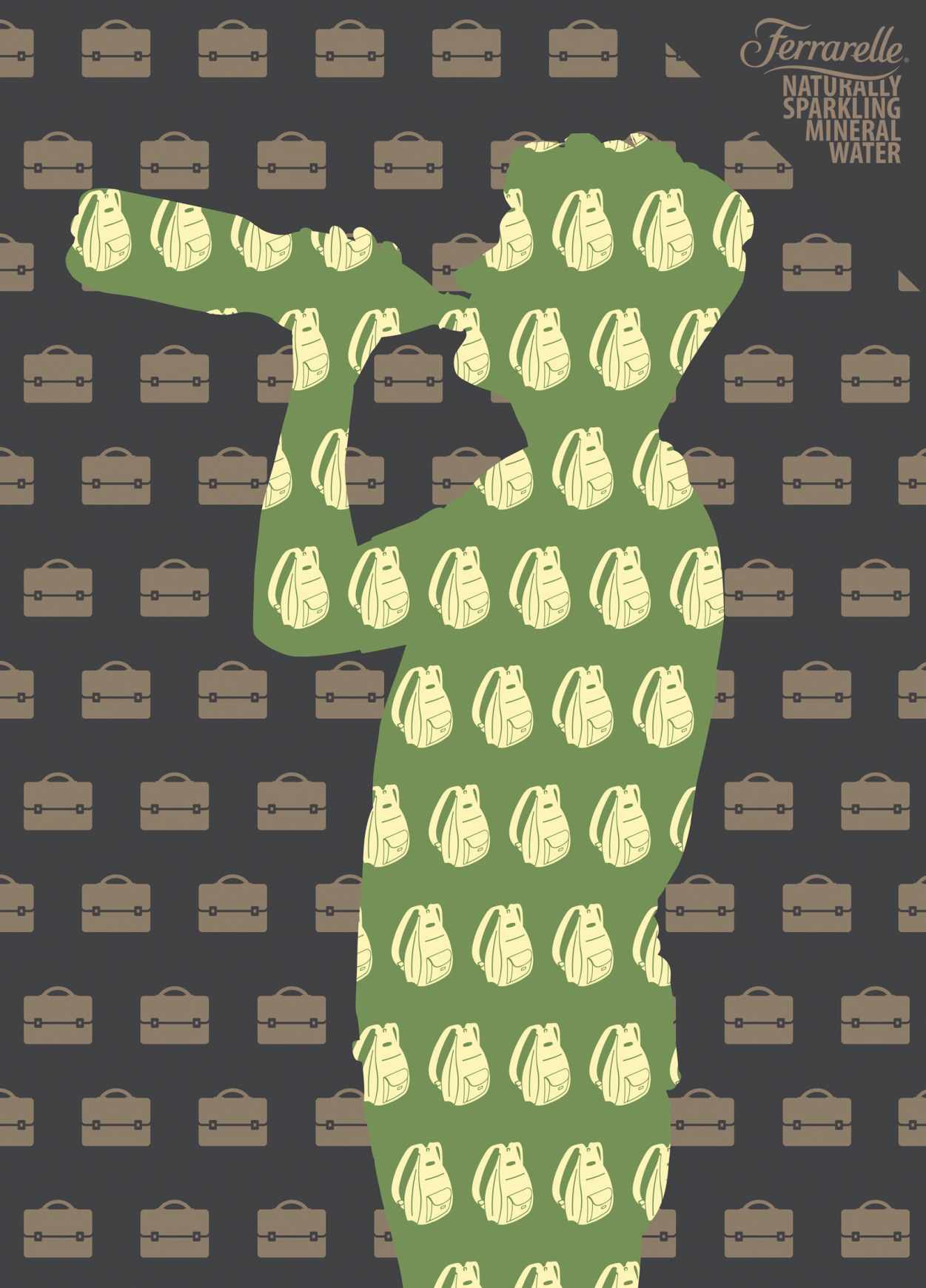 上海尚略廣告設(shè)計(jì)公司分享:Ferrarelle 礦泉水閃亮篇平面廣告創(chuàng)意設(shè)計(jì)2-書(shū)包篇 上海尚略廣告設(shè)計(jì)公司分享:Ferrarelle 礦泉水閃亮篇平面廣告創(chuàng)意設(shè)計(jì)2-書(shū)包篇