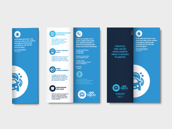 100água 汽車清洗養(yǎng)護品公司品牌logo設計VI設計-尚略廣告上海品牌設計公司-宣傳畫冊設計