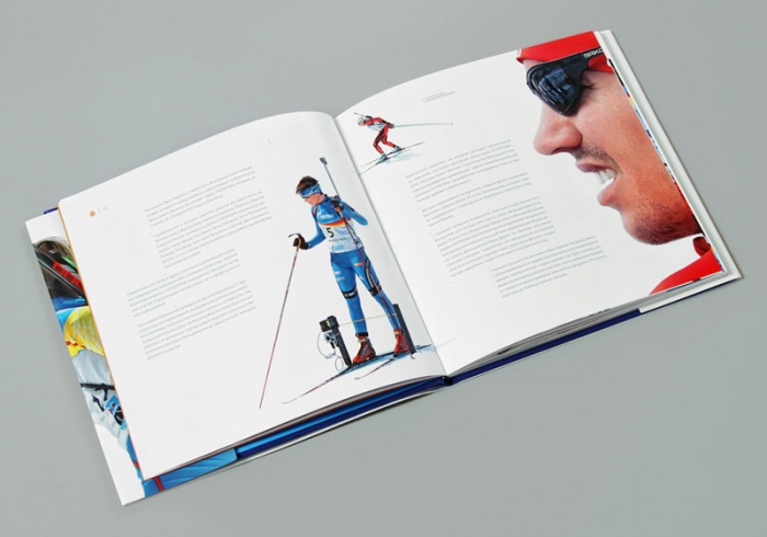 上海畫冊設計公司-俄羅斯天然氣工業(yè)公司冬季運動畫冊設計6