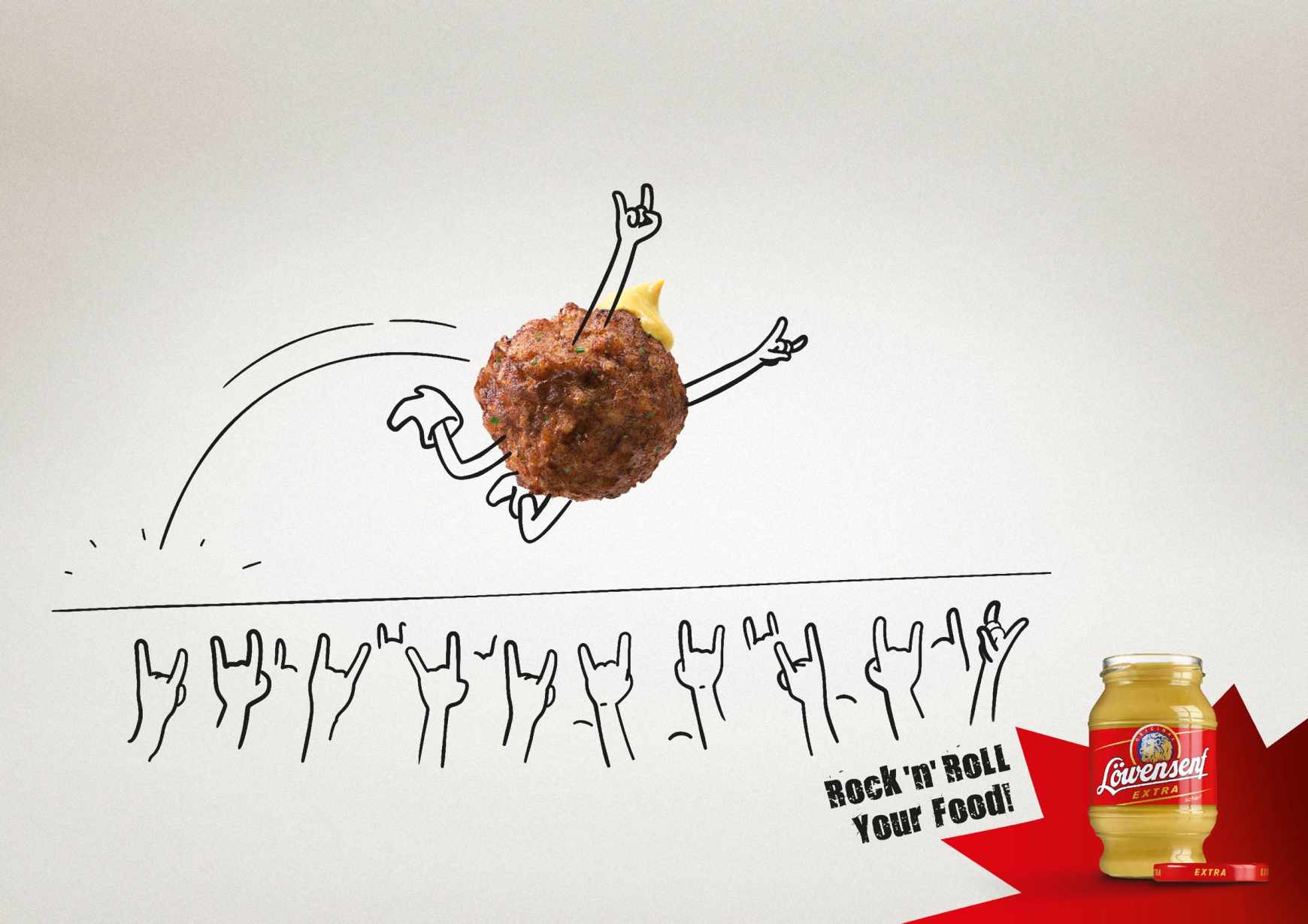 L?wensenf 芥末調(diào)味品平面廣告創(chuàng)意設(shè)計－上海廣告設(shè)計公司1