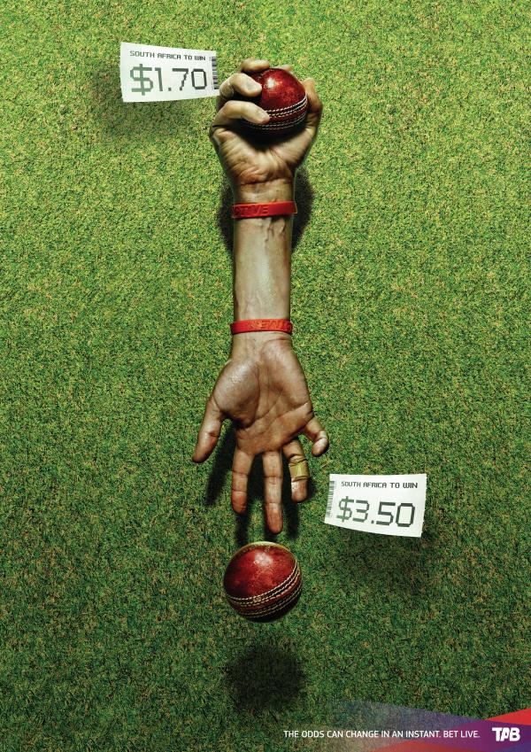 上海廣告設(shè)計公司分享TAB體育彩票創(chuàng)意平面廣告設(shè)計2－壘球