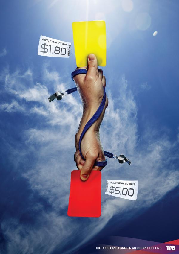 上海廣告設(shè)計公司分享TAB體育彩票創(chuàng)意平面廣告設(shè)計3－足球比賽