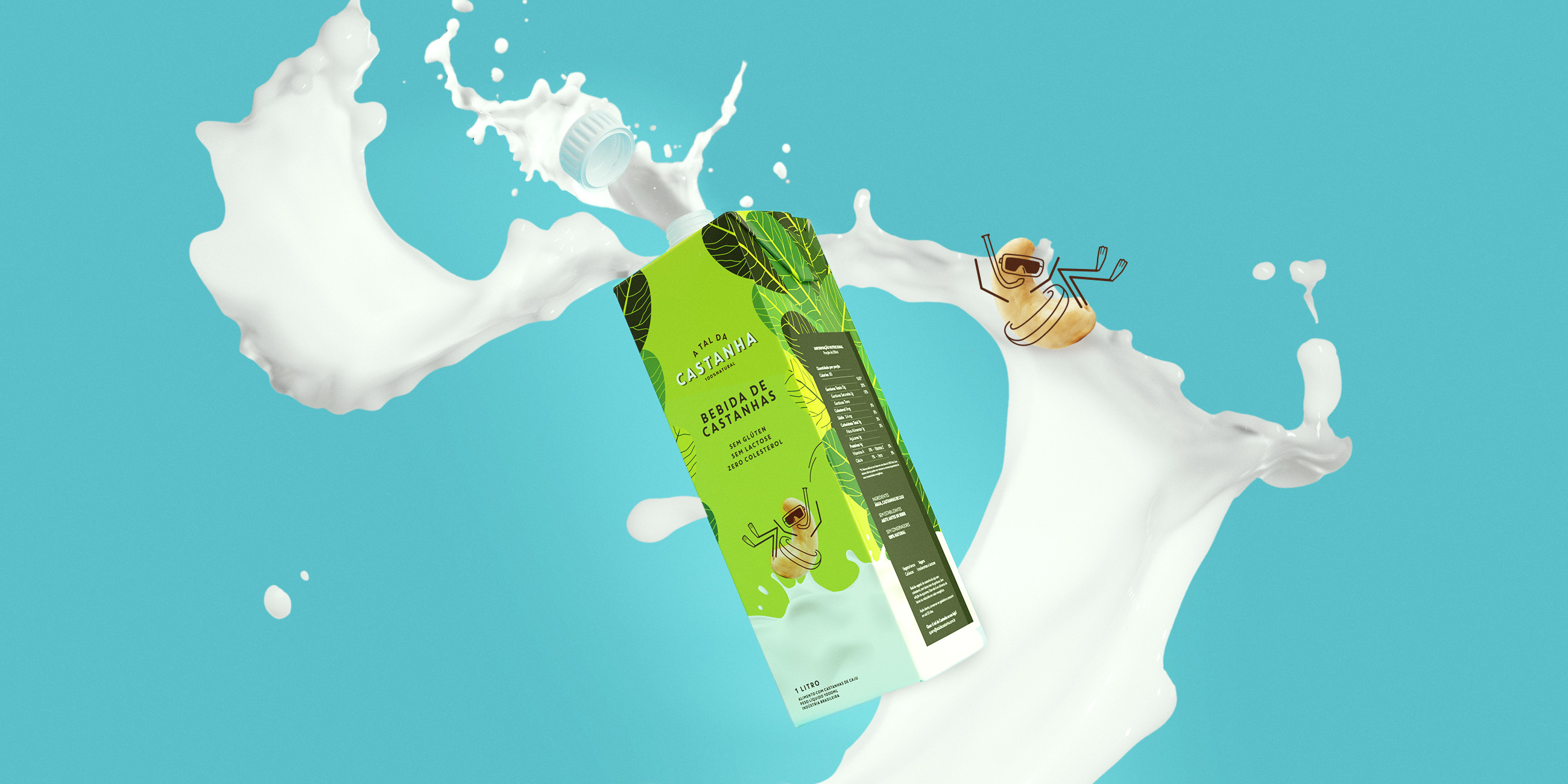 Castanha 堅果牛奶包裝設(shè)計品牌形象設(shè)計－上海品牌策劃設(shè)計公司
