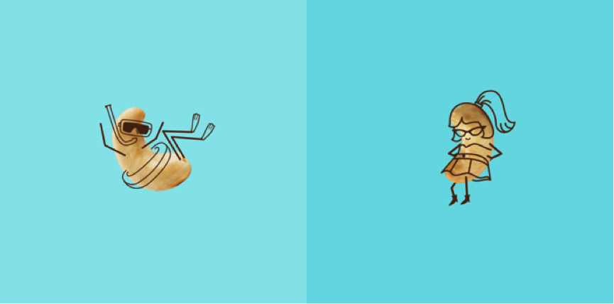 Castanha 堅果牛奶包裝設(shè)計品牌形象設(shè)計3－卡通形象設(shè)計