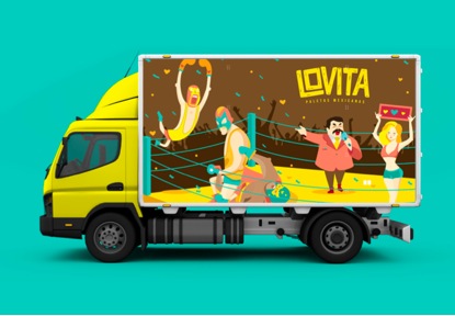 冰淇淋車輛品牌外觀形象設(shè)計(jì)