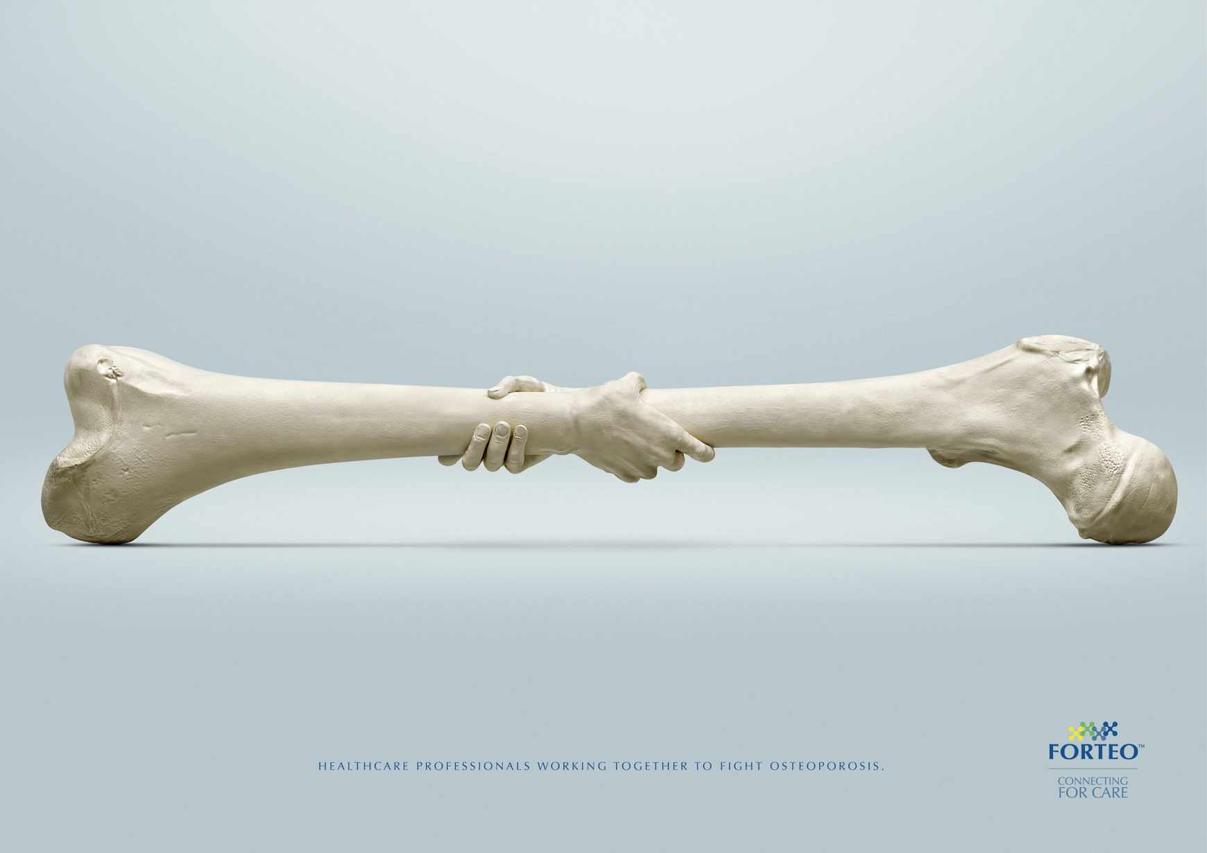 上海尚略廣告設(shè)計公司分享：Forteo 治療骨質(zhì)疏松平面廣告創(chuàng)意設(shè)計