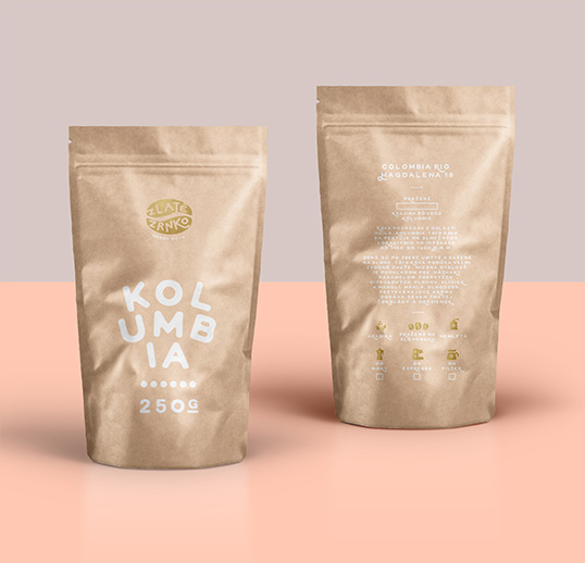 上海包裝設(shè)計(jì)公司分享Zlaté Zrnko烘培咖啡包裝設(shè)計(jì)6