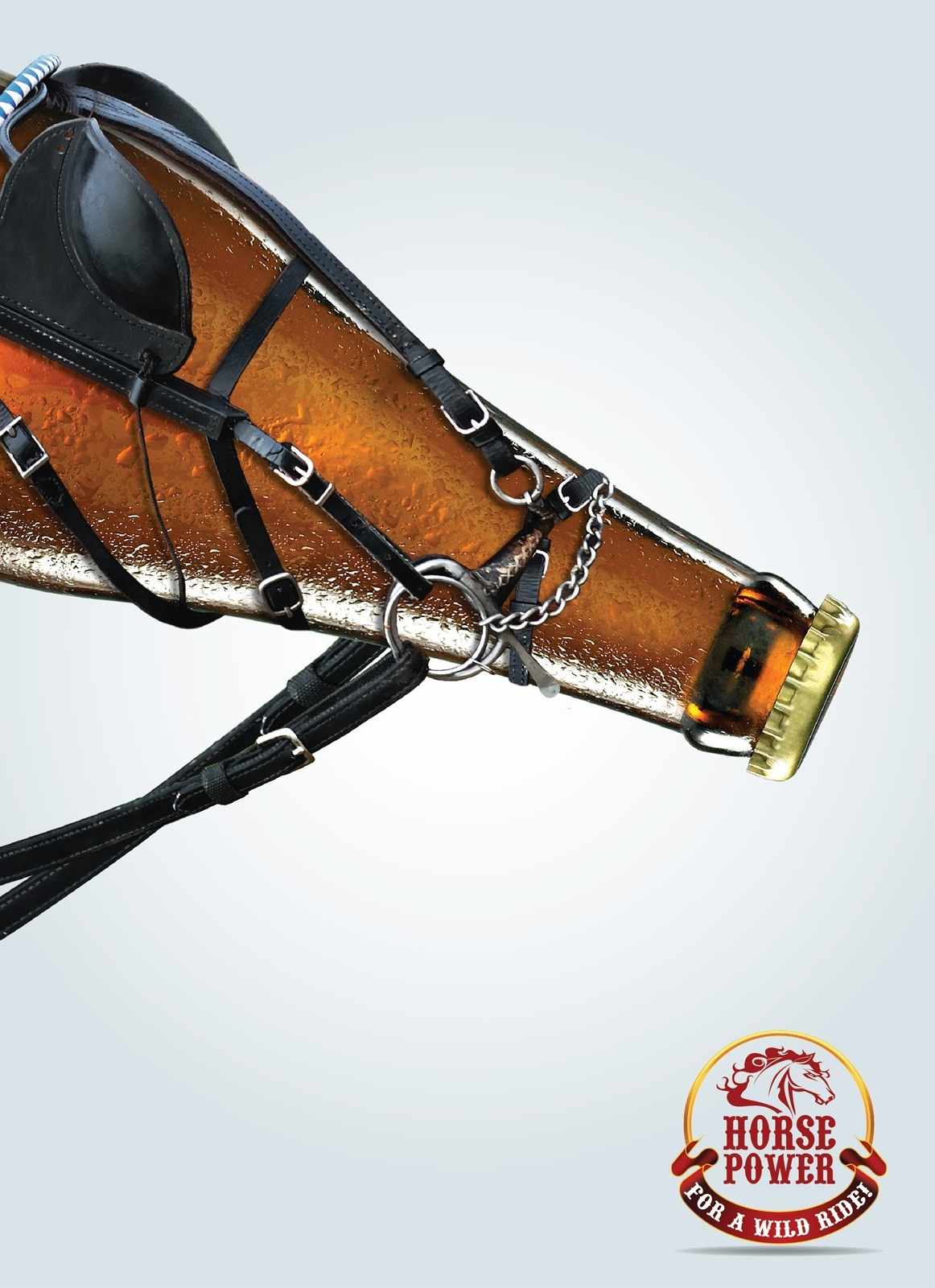 Horse Power 啤酒平面廣告創(chuàng)意設(shè)計(jì)-上海廣告設(shè)計(jì)公司國外廣告欣賞1