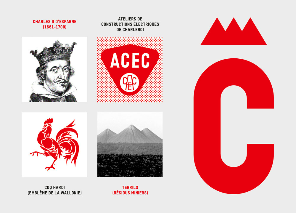 上海品牌策劃設(shè)計(jì)公司分享比利時(shí)Charleroi城市旅游品牌形象設(shè)計(jì)logo設(shè)計(jì)1--設(shè)計(jì)元素提煉