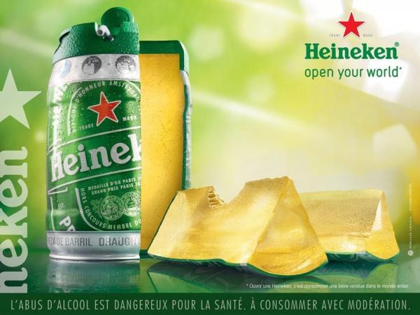 尚略上海廣告公司推薦：喜力啤酒戶外平面廣告欣賞1