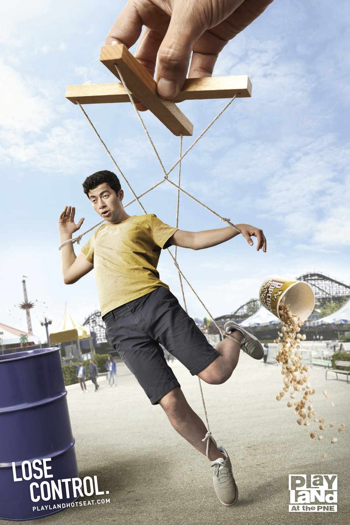 上海廣告設(shè)計公司分享Playland游樂場失去控制篇平面廣告創(chuàng)意設(shè)計3