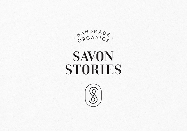 Savon Stories手工肥皂精油標(biāo)志設(shè)計(jì)1
