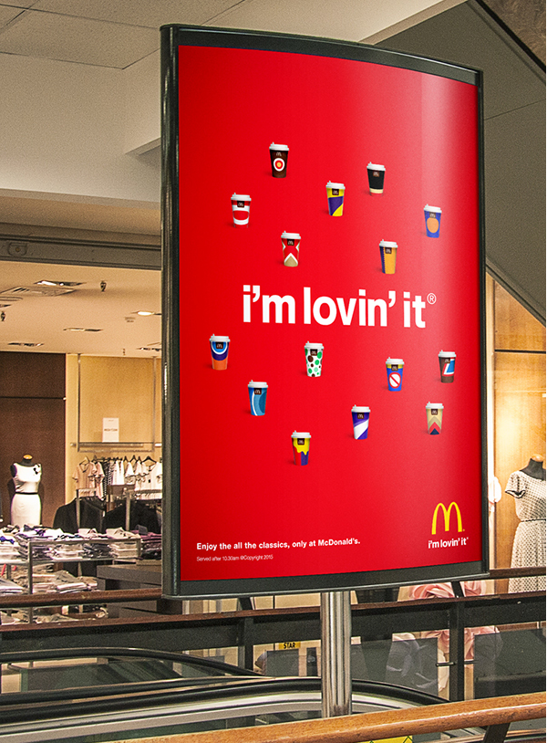 麥當勞飲料杯插圖設計-上海平面設計公司設計欣賞15