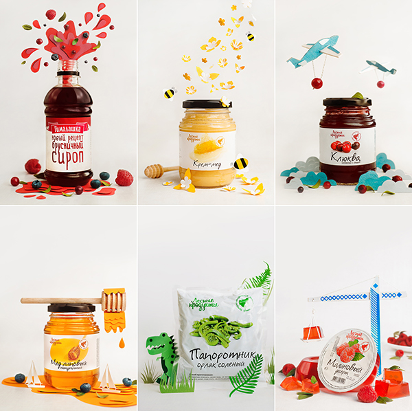 Paper honey 天然蜂蜜包裝設計海報設計1