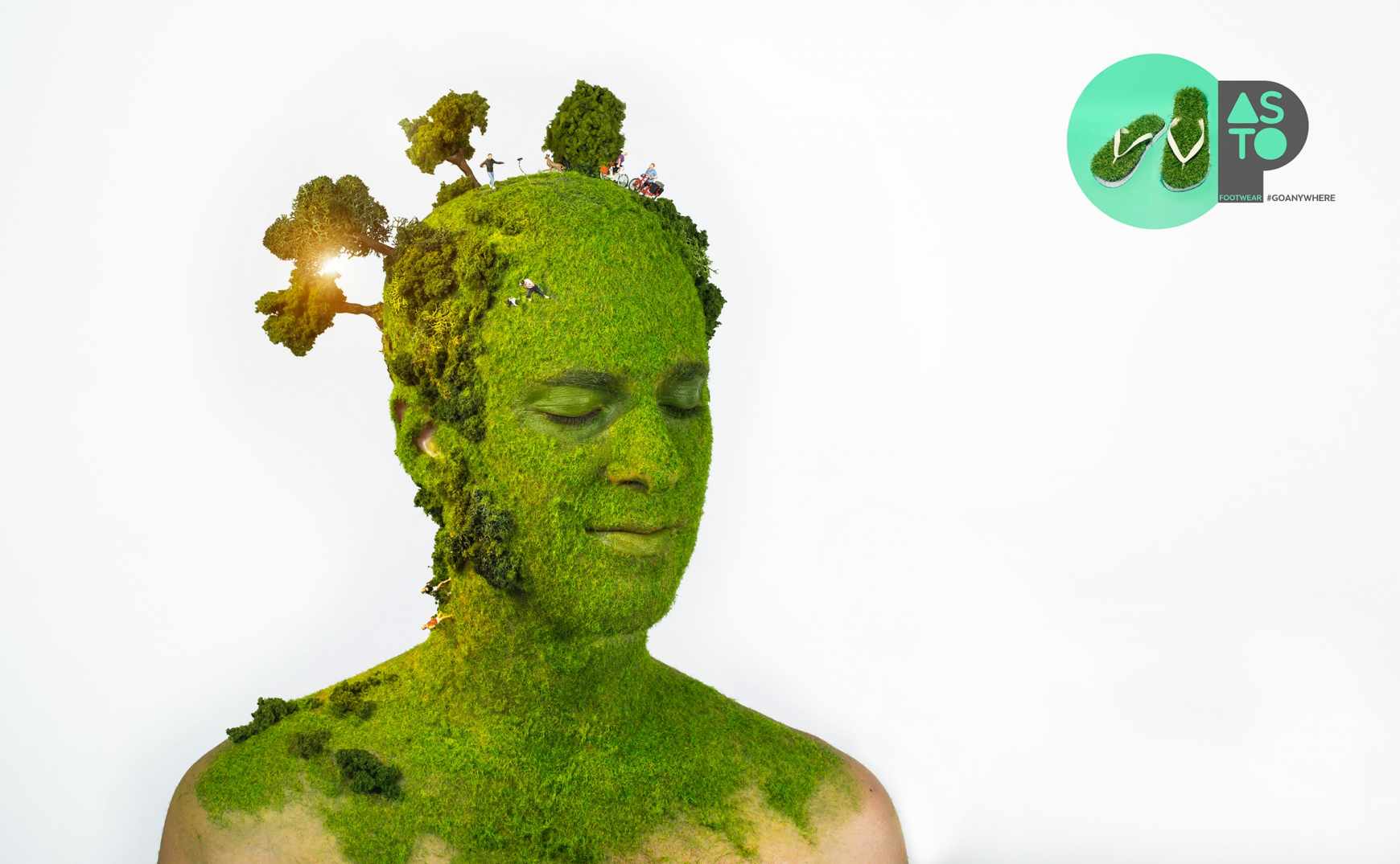 Pasto服飾鞋子平面廣告創(chuàng)意設(shè)計3-野餐