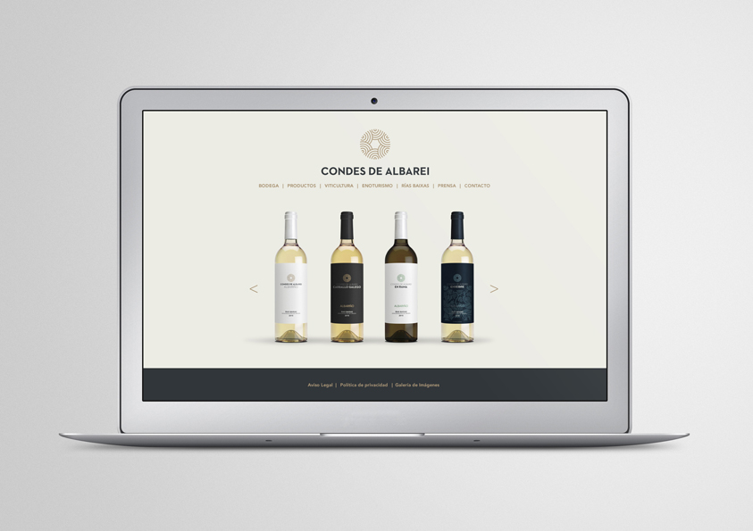 Condes de Albarei 葡萄酒莊-網站策劃設計