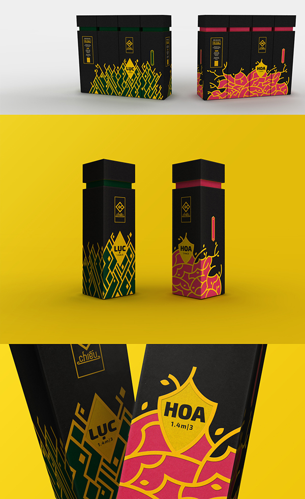 越南CHI?U涼席禮品裝標(biāo)志與包裝設(shè)計(jì)8