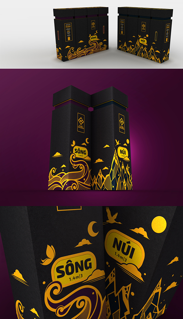 越南CHI?U涼席禮品裝標(biāo)志與包裝設(shè)計(jì)9