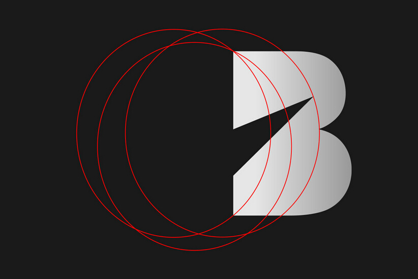 Bay Blades 體育俱樂部B字母標(biāo)志設(shè)計(jì)2