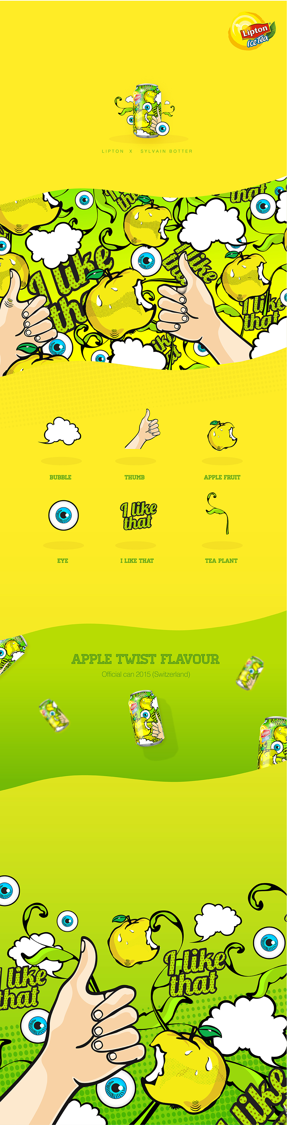 立頓蘋果冰茶易拉罐手繪插畫包裝設(shè)計-上海飲料包裝設(shè)計公司2-設(shè)計流程圖 立頓蘋果冰茶易拉罐手繪插畫包裝設(shè)計-上海飲料包裝設(shè)計公司2-設(shè)計流程圖