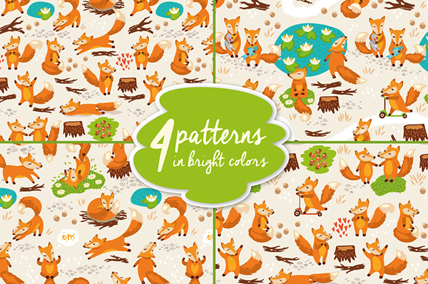 上海平面設計公司分享：狐貍卡通形象設計插畫設計4