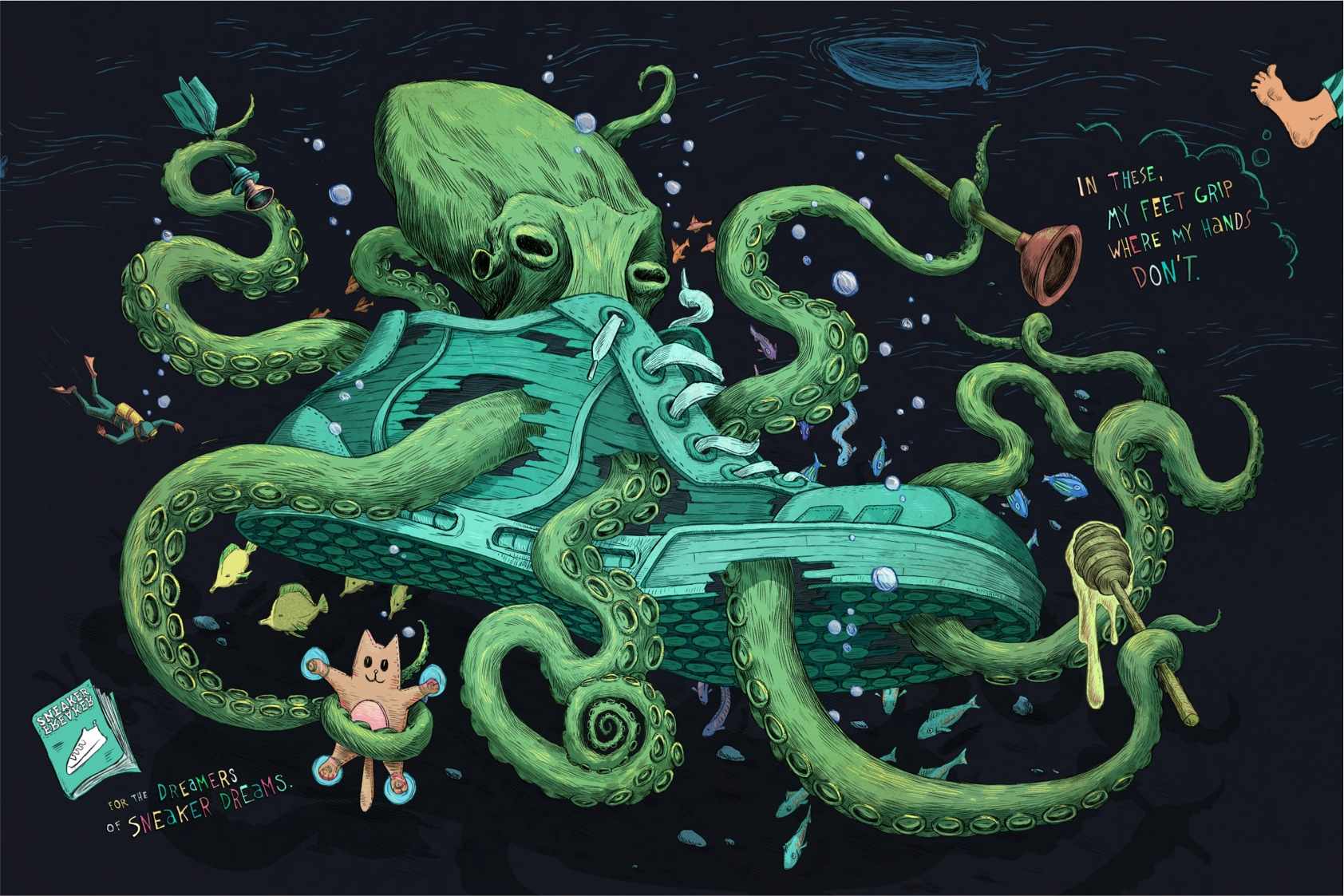 Sneaker Freaker 運(yùn)動(dòng)鞋球鞋雜志超炫超酷平面創(chuàng)意廣告設(shè)計(jì)-上海廣告設(shè)計(jì)公司廣告欣賞3 Sneaker Freaker 運(yùn)動(dòng)鞋球鞋雜志超炫超酷平面創(chuàng)意廣告設(shè)計(jì)-上海廣告設(shè)計(jì)公司廣告欣賞3