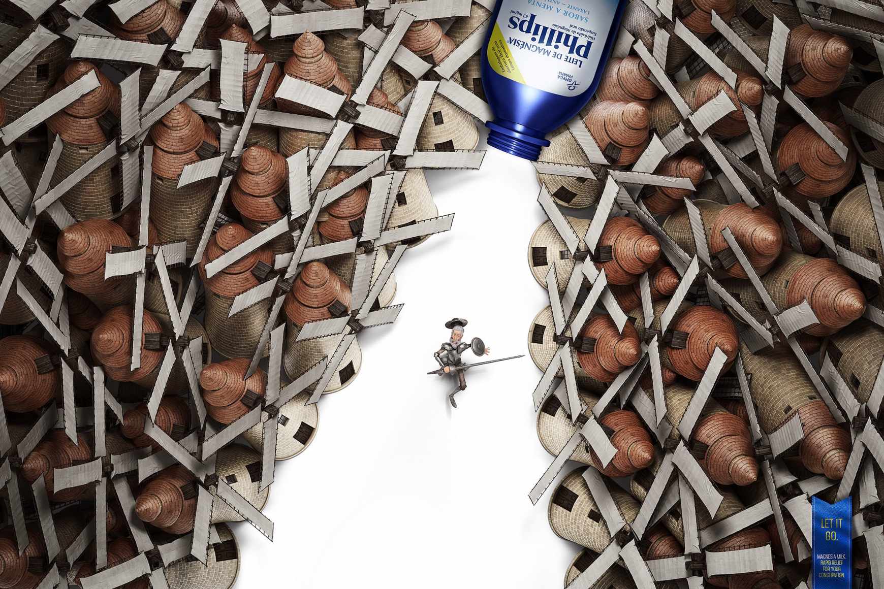 3.拜耳Phillips氧化鎂菲利普牛奶緩解便秘平面廣告創(chuàng)意設(shè)計(jì)-堂吉訶德 3.拜耳Phillips氧化鎂菲利普牛奶緩解便秘平面廣告創(chuàng)意設(shè)計(jì)-堂吉訶德