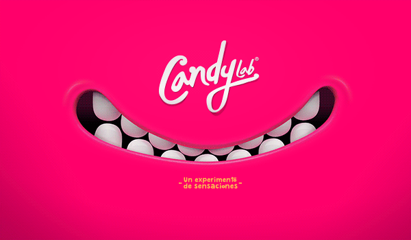 CANDY 糖果口味味覺實驗室牙齒logo設(shè)計GIF動態(tài)圖