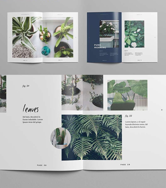 Botanic 植物園花草栽培園多圖畫冊(cè)設(shè)計(jì)版式3-畫冊(cè)內(nèi)頁設(shè)計(jì)