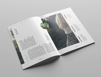 Botanic 植物園花草栽培園多圖畫冊(cè)設(shè)計(jì)版式6-目錄頁設(shè)計(jì)