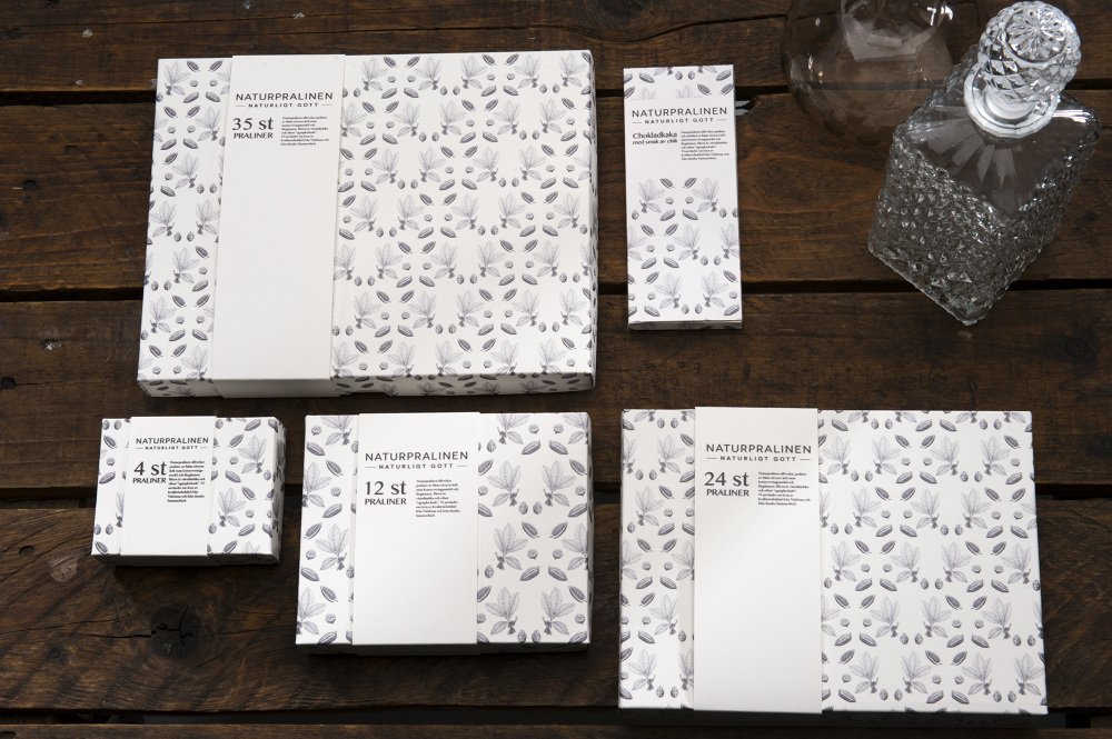 Naturpralinen 手工巧克力糖果手繪包裝設(shè)計(jì)5