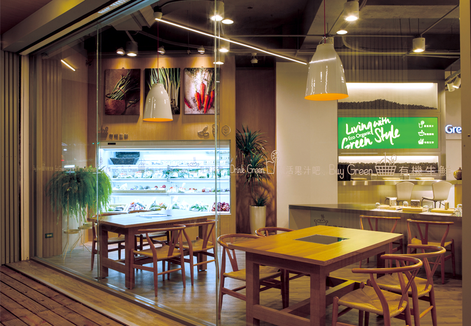 綠之巣有機(jī)農(nóng)產(chǎn)品銷售店鋪SI空間設(shè)計(jì)14