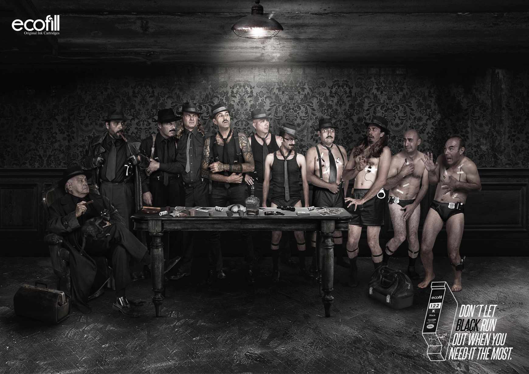 上海廣告設(shè)計公司分享:Ecofill打印機(jī)墨盒顏色篇平面廣告創(chuàng)意設(shè)計-黑色 上海廣告設(shè)計公司分享:Ecofill打印機(jī)墨盒顏色篇平面廣告創(chuàng)意設(shè)計-黑色