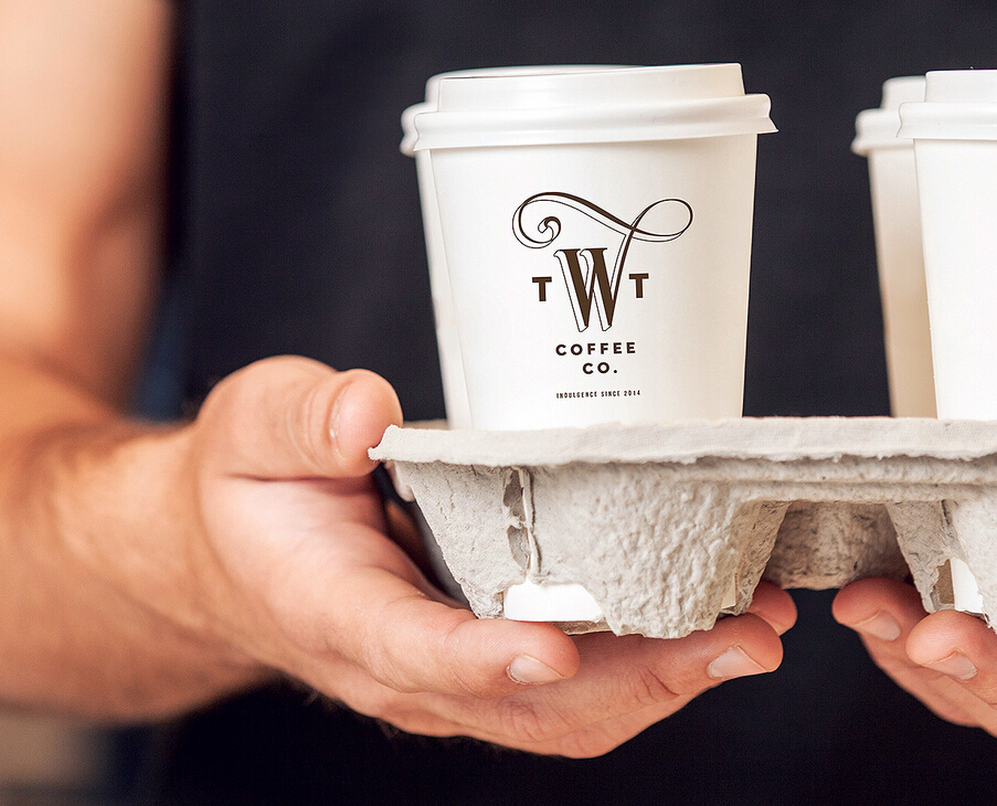 巴西Willow Tree 咖啡公司咖啡店連鎖店品牌VI形象設(shè)計(jì)5-咖啡紙杯形象設(shè)計(jì)