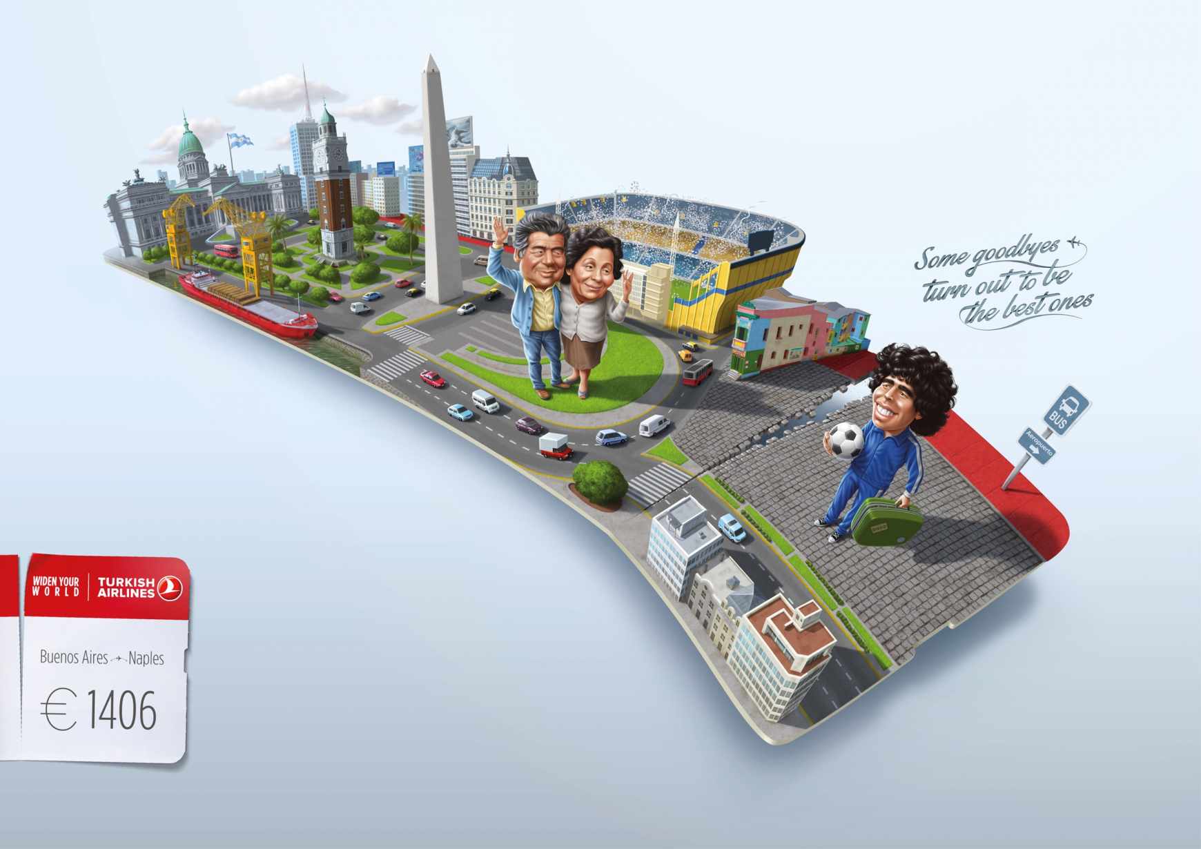 土耳其航空公司離別篇平面創(chuàng)意廣告設(shè)計(jì)2-1406歐元機(jī)票
