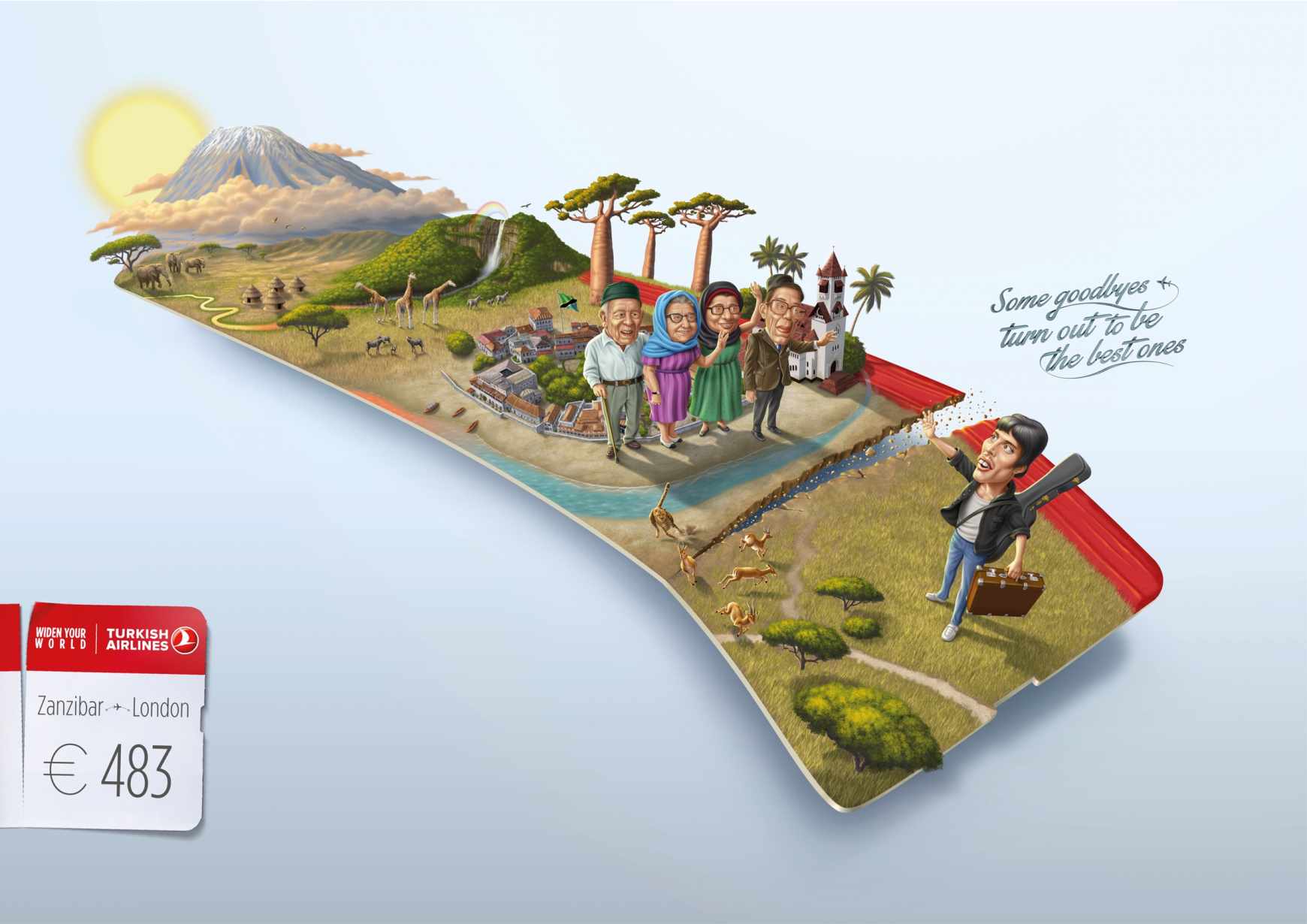 土耳其航空公司離別篇平面創(chuàng)意廣告設(shè)計(jì)3-483歐元