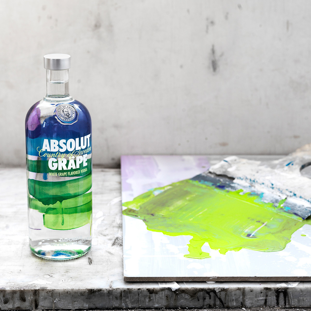 絕對伏特加酒手繪涂鴉風(fēng)格包裝設(shè)計5