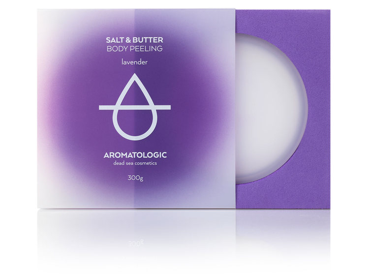 Aromatologic 保濕化妝品標(biāo)志設(shè)計包裝設(shè)計2-紫色薰衣草味包裝