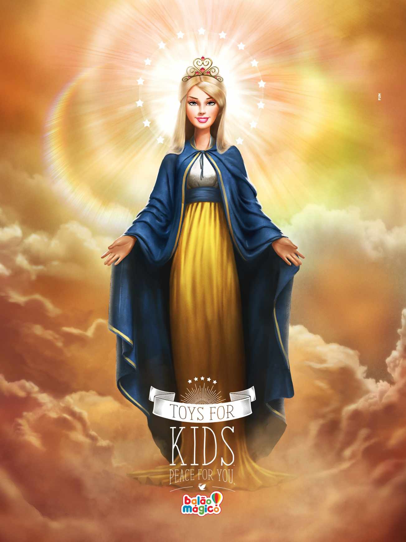 Bal?o Mágico 商場零售服務(wù)平面創(chuàng)意廣告設(shè)計(jì)圣母篇-上海廣告設(shè)計(jì)公司廣告插畫欣賞