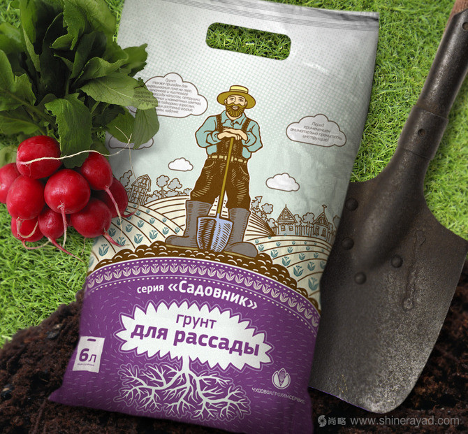 俄羅斯Садовник有機肥料包裝設計-上海包裝設計公司農業(yè)物資化肥包裝設計欣賞1-蘿卜肥料 俄羅斯Садовник有機肥料包裝設計-上海包裝設計公司農業(yè)物資化肥包裝設計欣賞1-蘿卜肥料