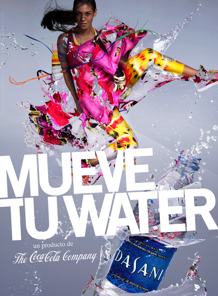 dasani 礦泉水時(shí)尚模特廣告2