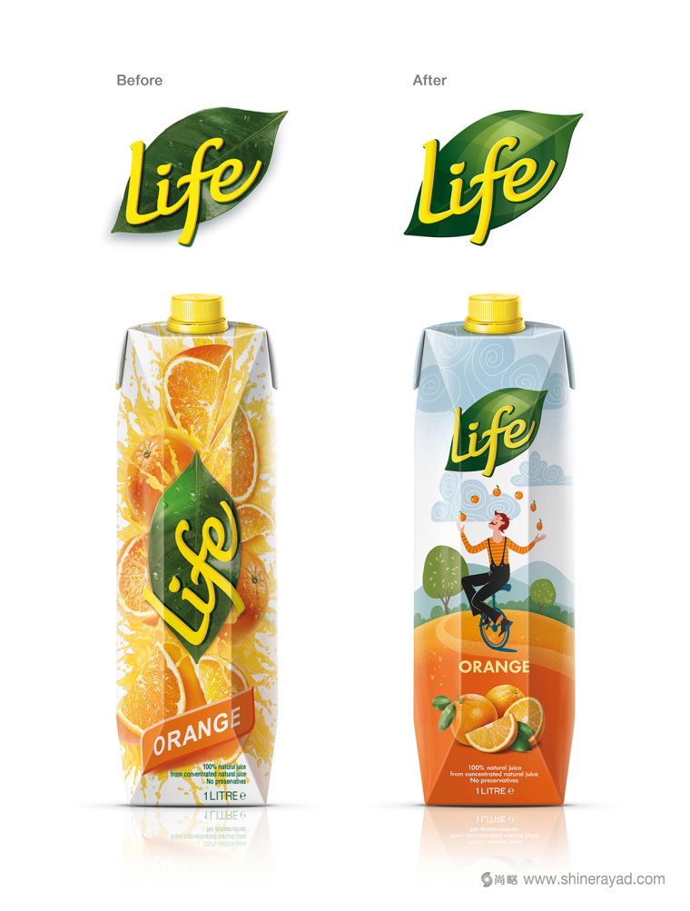 LIFE生命果汁新舊包裝設(shè)計(jì)對比-上海包裝設(shè)計(jì)公司尚略提供 LIFE生命果汁新舊包裝設(shè)計(jì)對比-上海包裝設(shè)計(jì)公司尚略提供