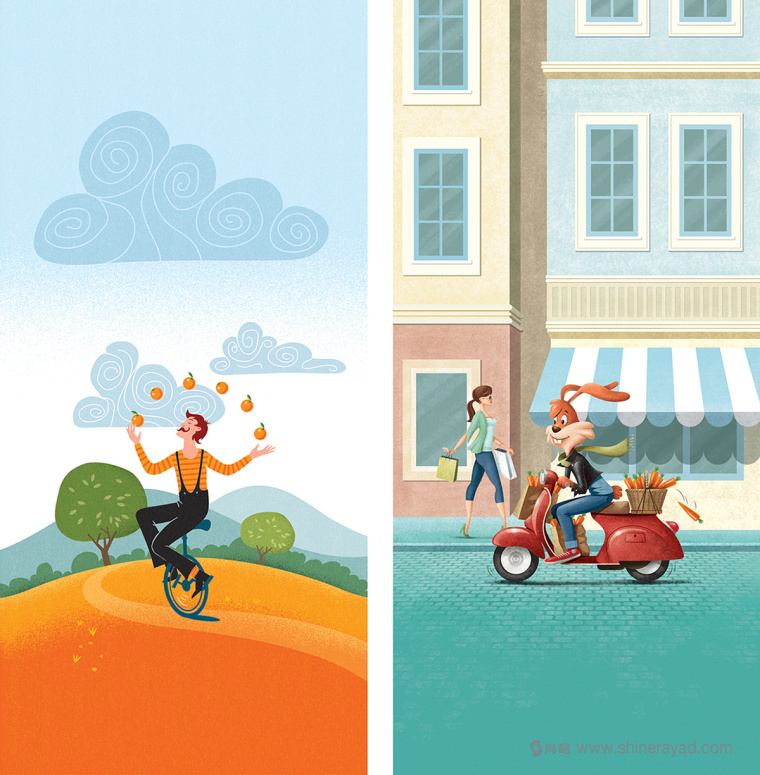 LIFE生命果汁漫畫故事版包裝設(shè)計(jì)之插畫設(shè)計(jì)9 LIFE生命果汁漫畫故事版包裝設(shè)計(jì)之插畫設(shè)計(jì)9