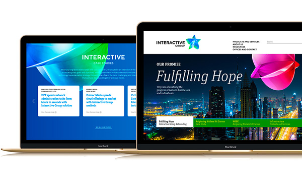巴基斯坦IT公司Interactive新LOGO設(shè)計網(wǎng)站效果設(shè)計16