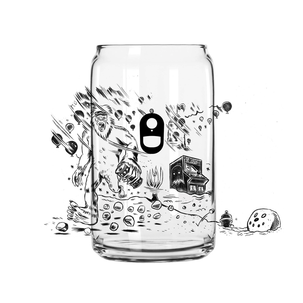 A Year With Dr. Nandu 鋁罐啤酒手繪涂鴉包裝設(shè)計(jì)4-手繪鉛筆底圖