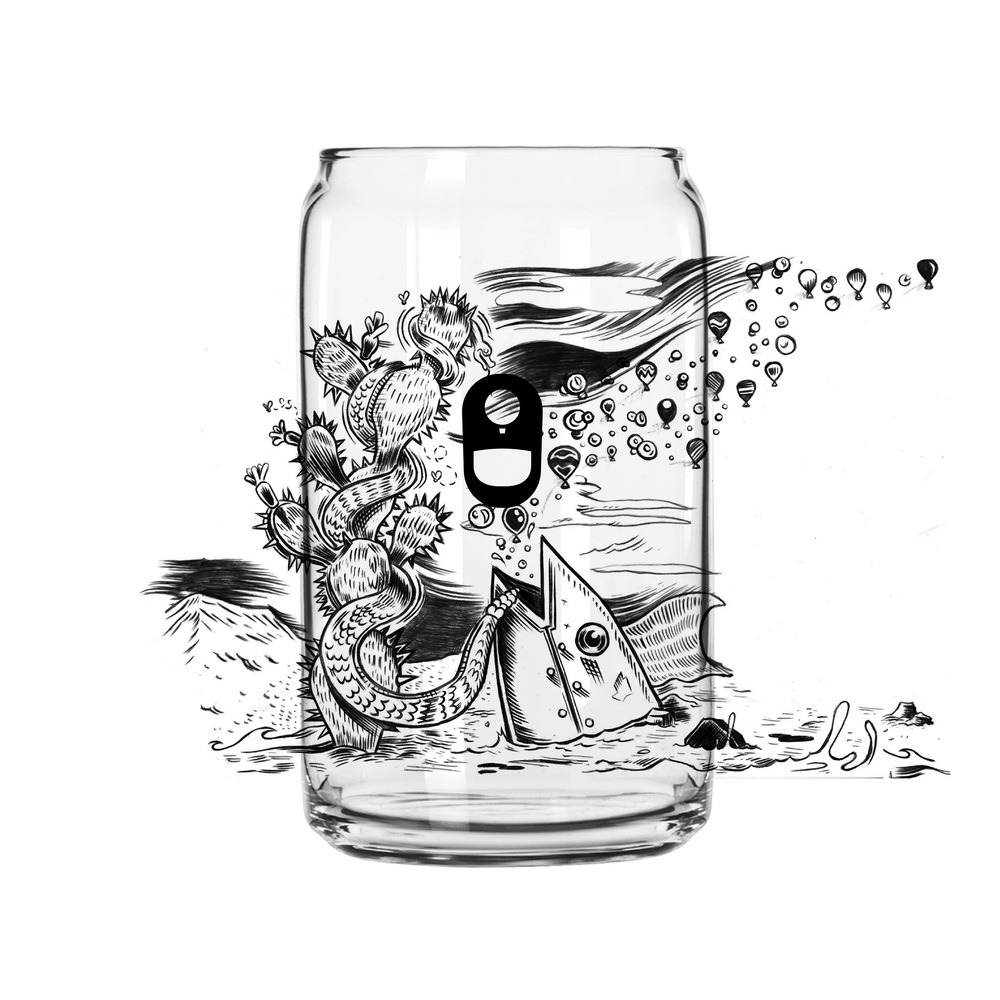 A Year With Dr. Nandu 鋁罐啤酒手繪涂鴉包裝設(shè)計(jì)5