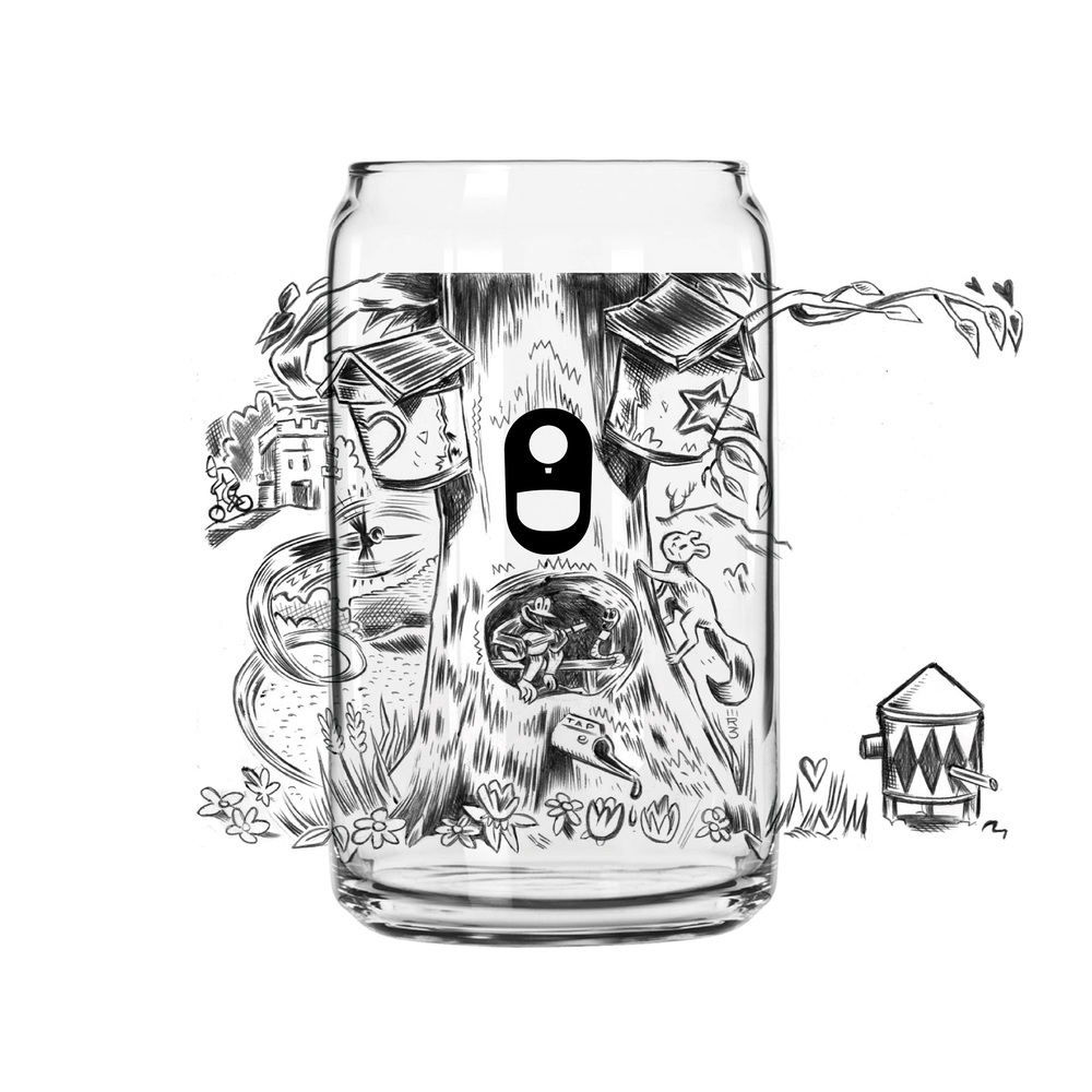 A Year With Dr. Nandu 鋁罐啤酒手繪涂鴉包裝設(shè)計(jì)6