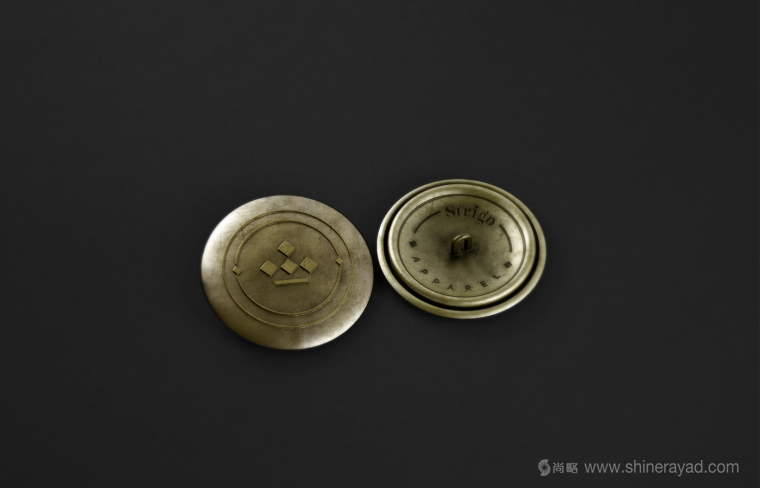 Strigo服飾品牌形象全案設(shè)計(jì)-vi設(shè)計(jì)-服飾扣子圖案設(shè)計(jì)