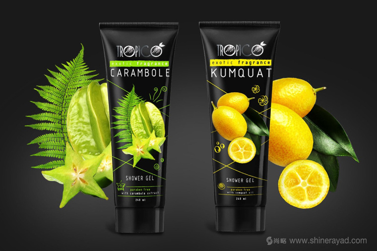 Tropico水果力量沐浴露包裝設(shè)計-上海包裝設(shè)計公司國外包裝設(shè)計欣賞3
